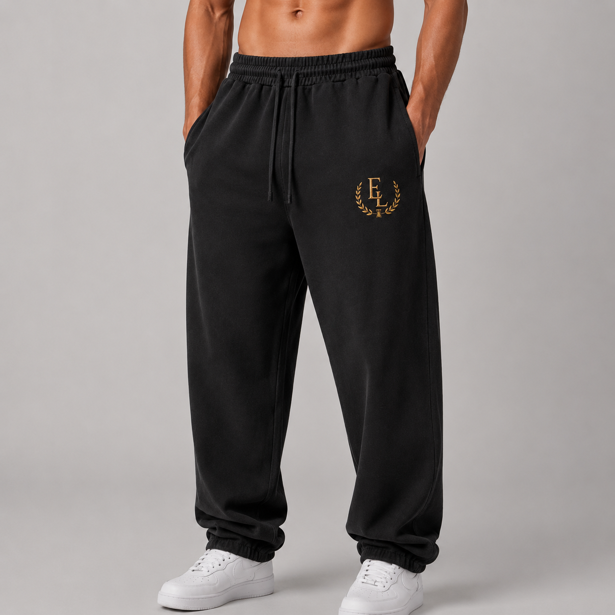 ELA ESSENTIALS VINTAGE COTTON SWEATPANTS #001