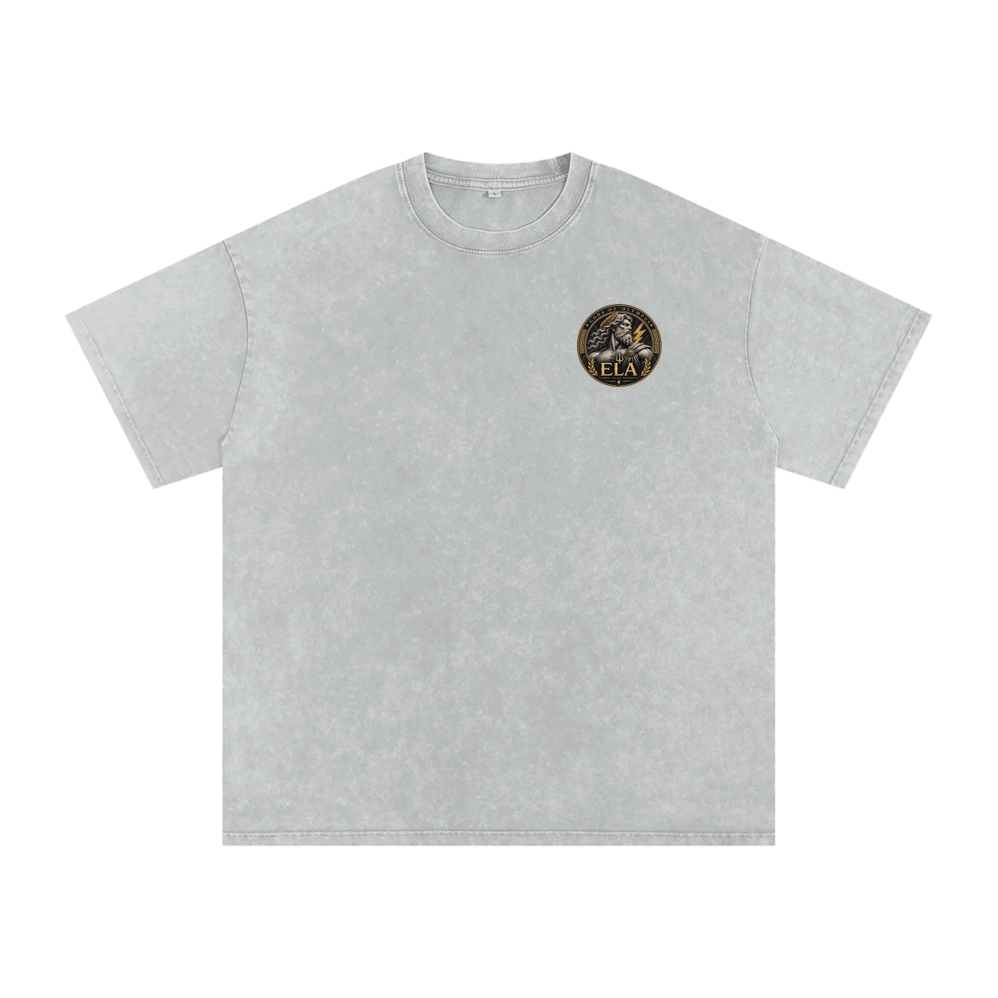 ELA GODS OF OLYMPUS: ZEUS vol. 01 OVERSIZED COTTON GRAPHIC T-SHIRT