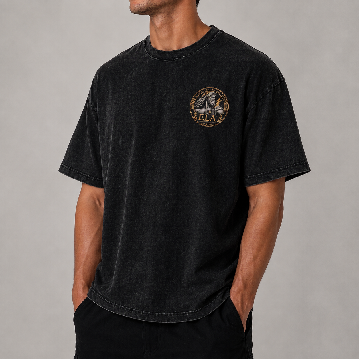 ELA GODS OF OLYMPUS: ZEUS Vol. 01 OVERSIZED COTTON GRAPHIC PUMP COVER