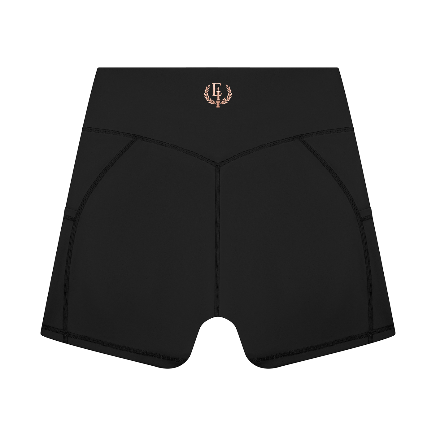 ELA ESSENTIALS WOMEN'S HIGH RISE POCKET YOGA SHORTS (ELA MOTION SET #01)