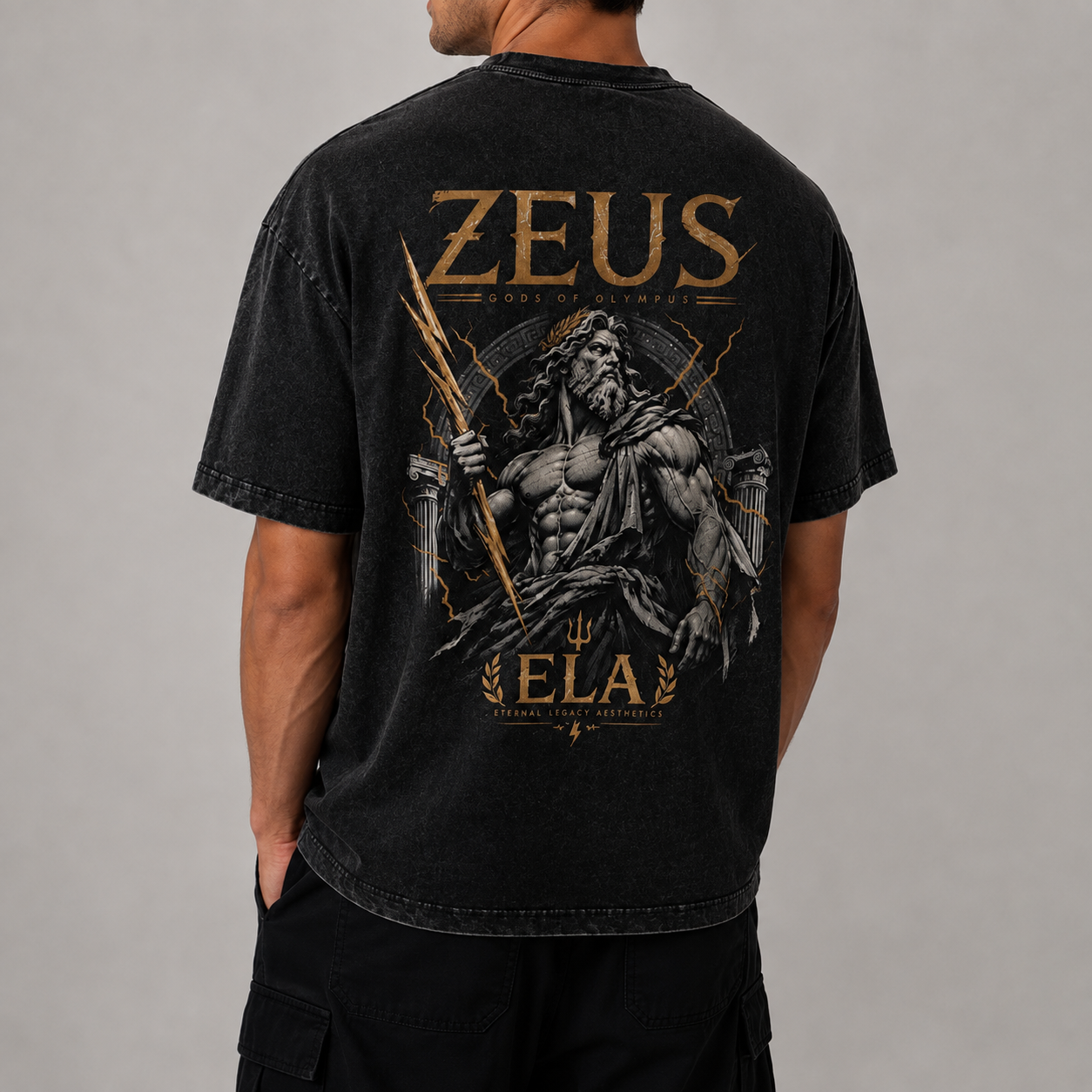ELA GODS OF OLYMPUS: ZEUS Vol. 01 OVERSIZED COTTON GRAPHIC PUMP COVER