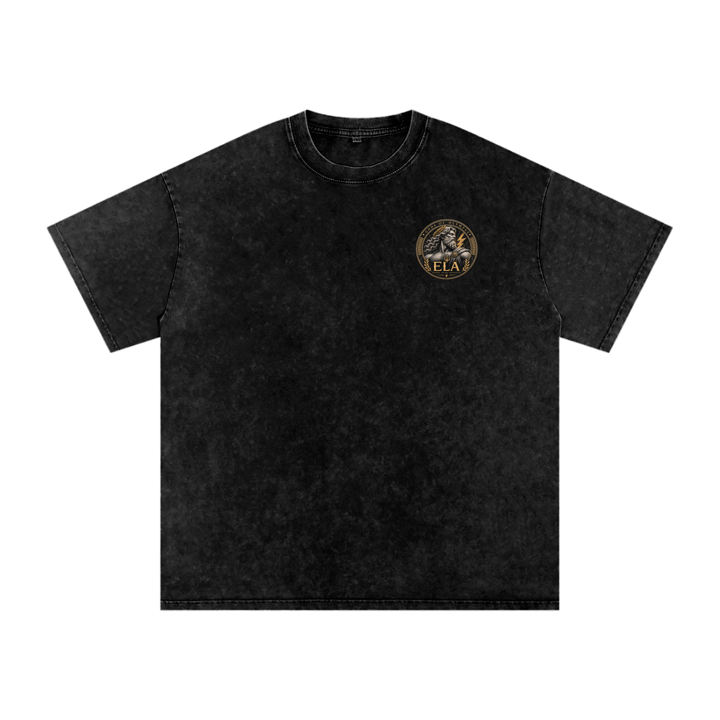 ELA GODS OF OLYMPUS: ZEUS vol. 01 OVERSIZED COTTON GRAPHIC T-SHIRT